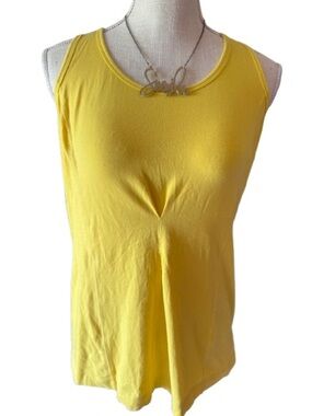 CAbi Bright Yellow Scoop Neck Tank